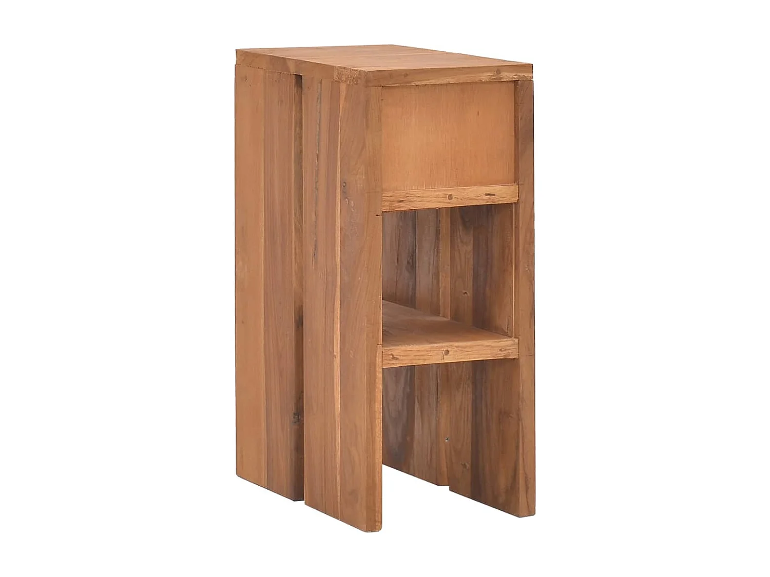 Table de chevet 20x35x50 cm Bois de teck solide