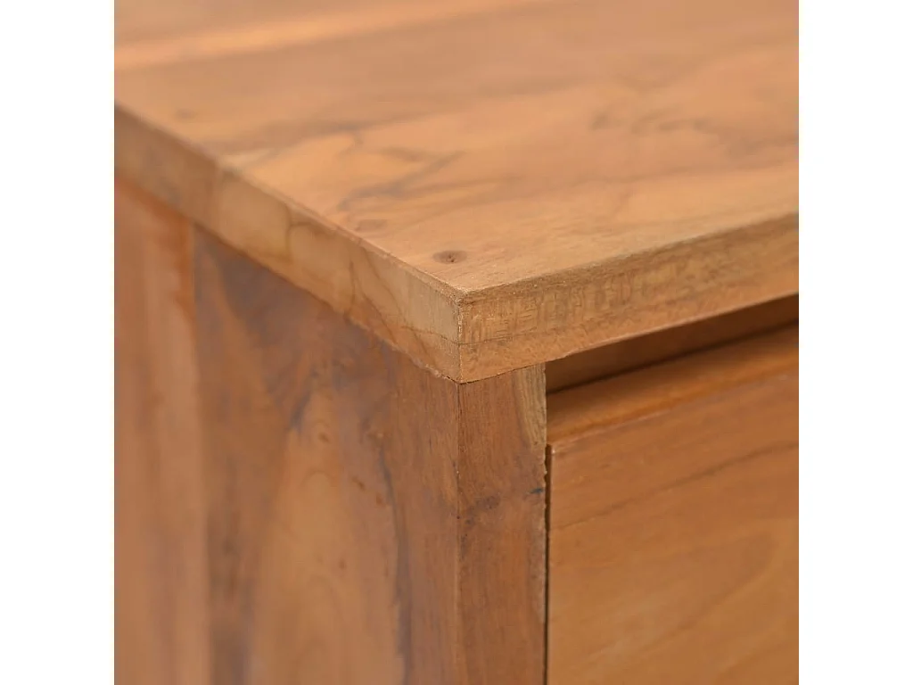 Table de chevet 20x35x50 cm Bois de teck solide