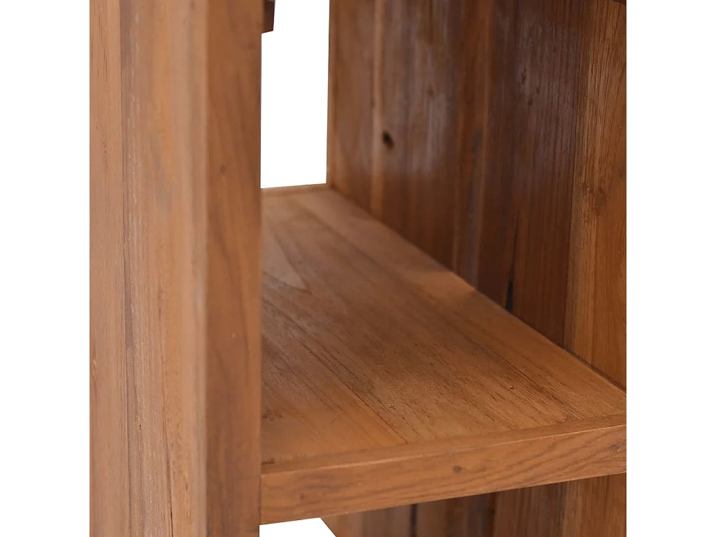 Table de chevet 20x35x50 cm Bois de teck solide