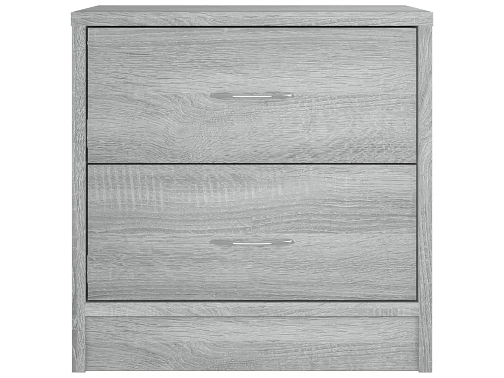 Tables de chevet 2 pcs sonoma gris 40x30x40 cm bois ingénierie