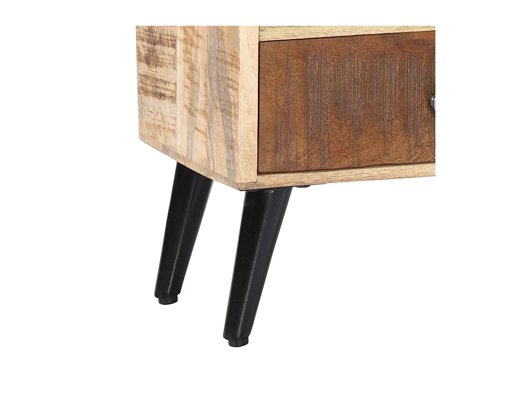 Table de chevet 40 x 30 x 60 cm Bois de manguier massif