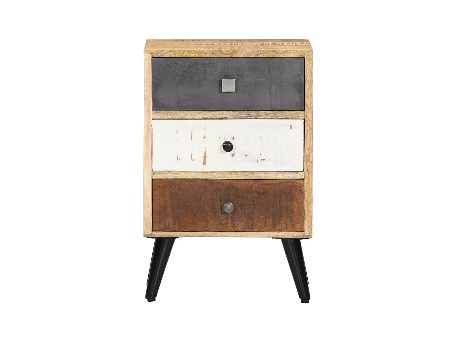 Table de chevet 40 x 30 x 60 cm Bois de manguier massif