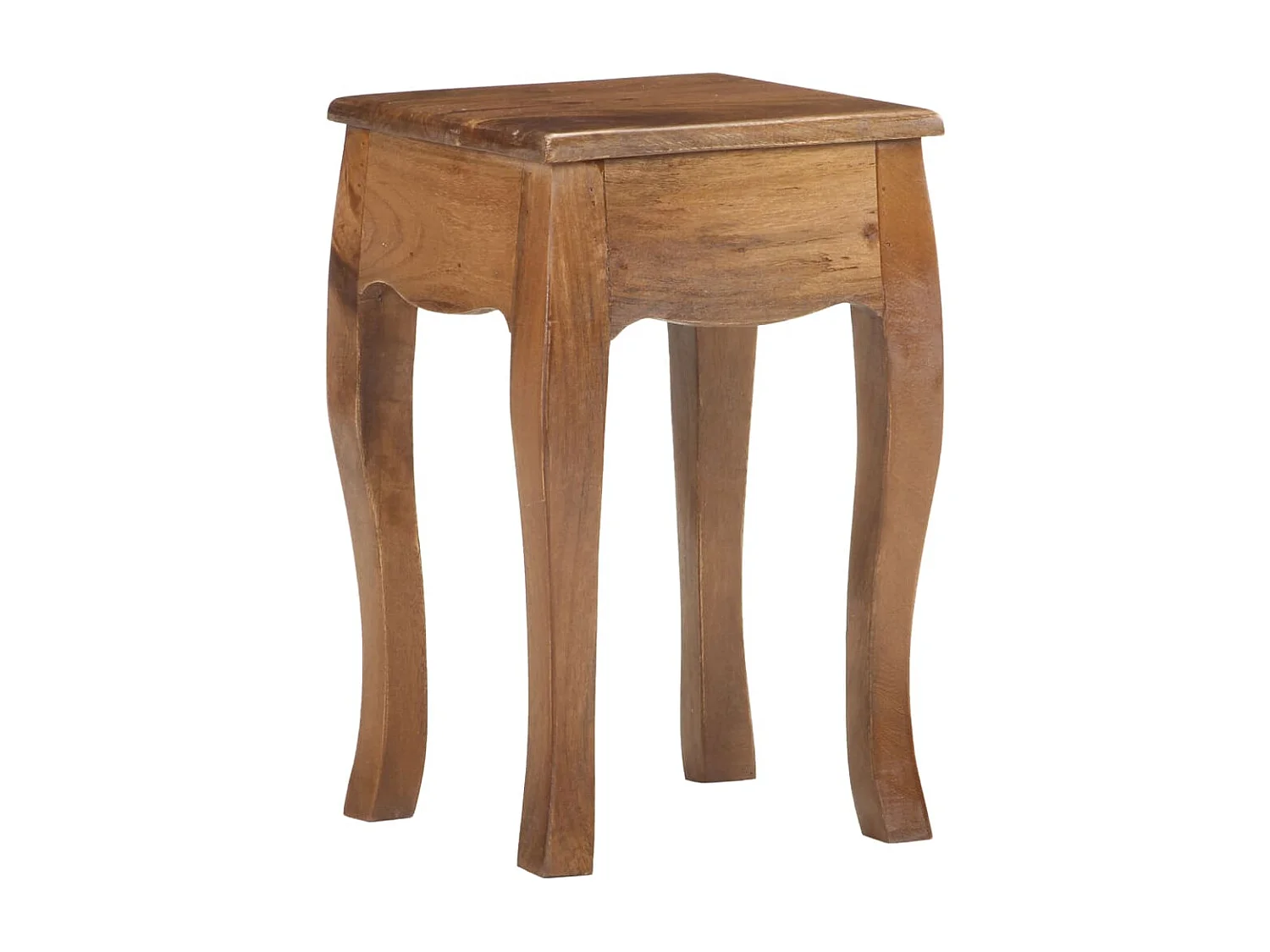 Nachtkastje 28x28x46 cm massief mangohout