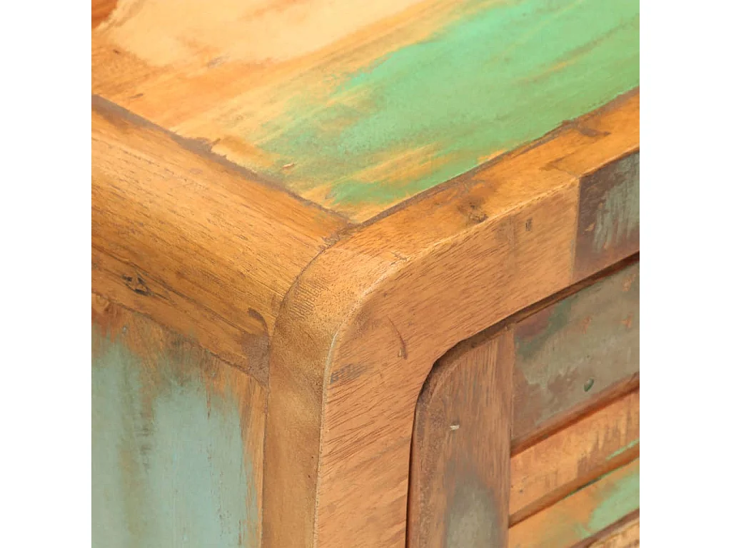 Comodino 40x30x50 cm in Legno Massello di Recupero