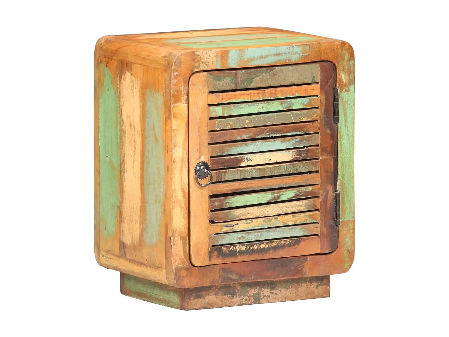 Nachttisch 40x30x50 cm Altholz Massiv