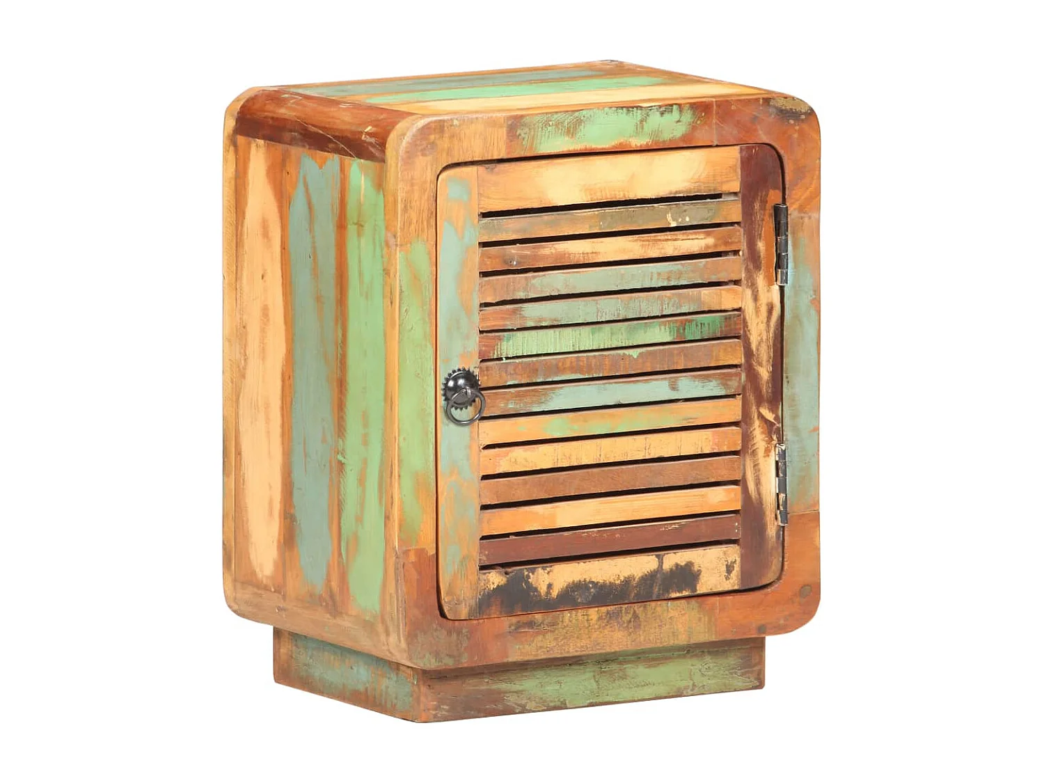 Nachttisch 40x30x50 cm Altholz Massiv