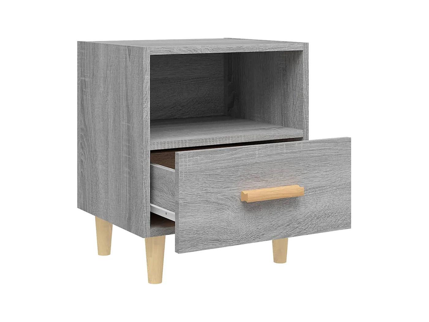 Tables de chevet 2 pcs Sonoma gris 40x35x47 cm