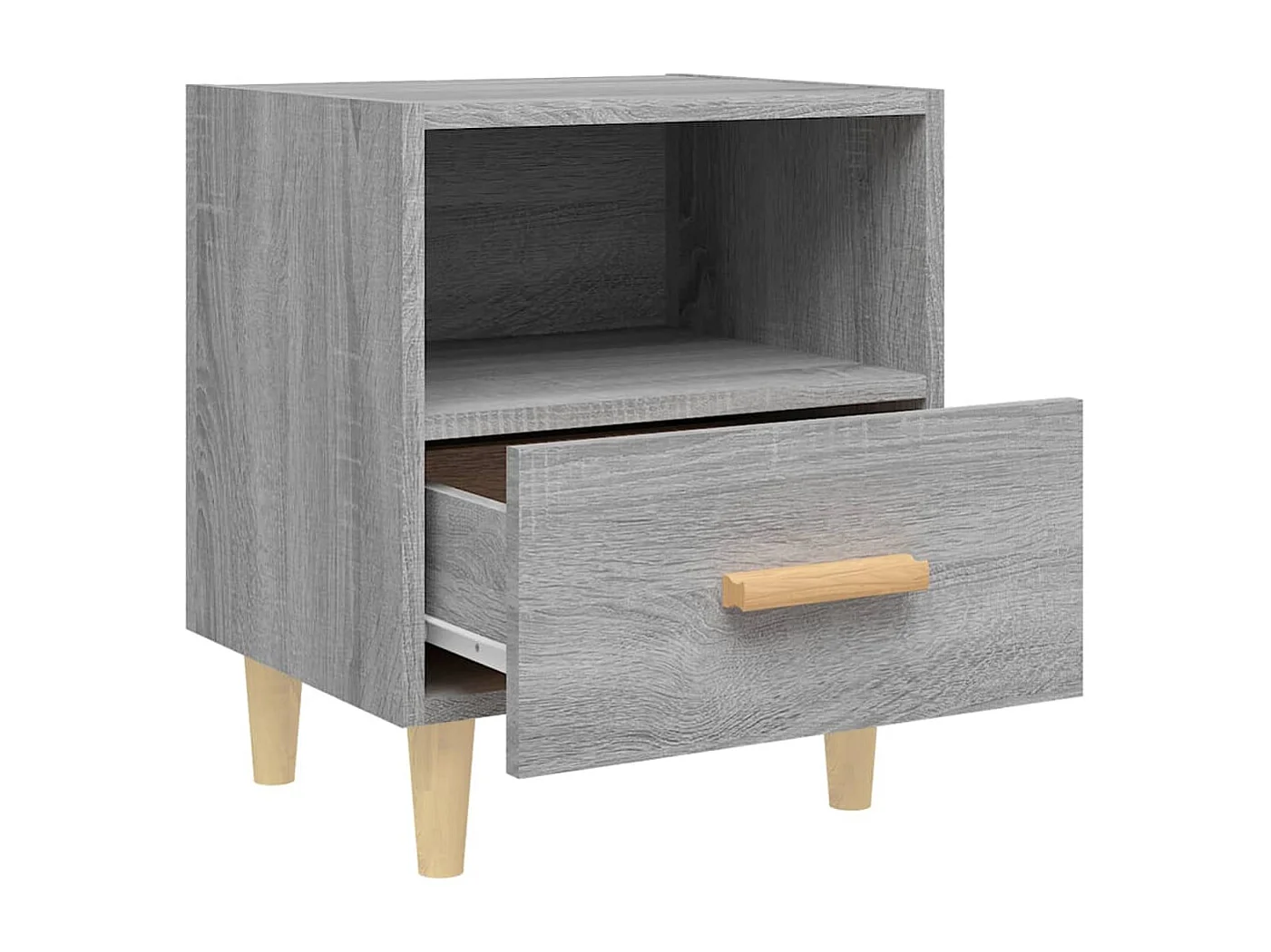 Tables de chevet 2 pcs Sonoma gris 40x35x47 cm