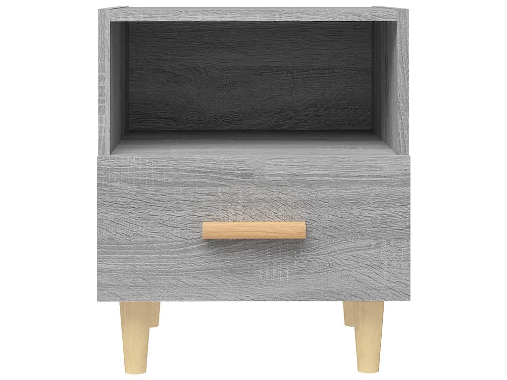 Tables de chevet 2 pcs Sonoma gris 40x35x47 cm