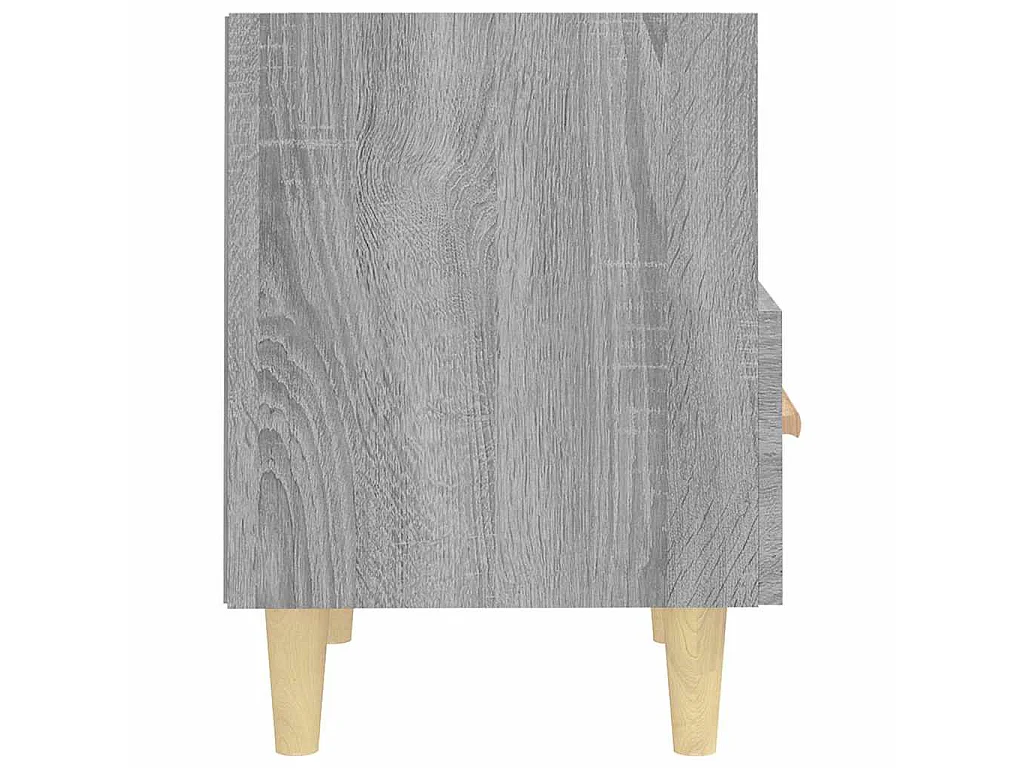 Nachttische 2 Stk. Grau Sonoma 40x35x47 cm