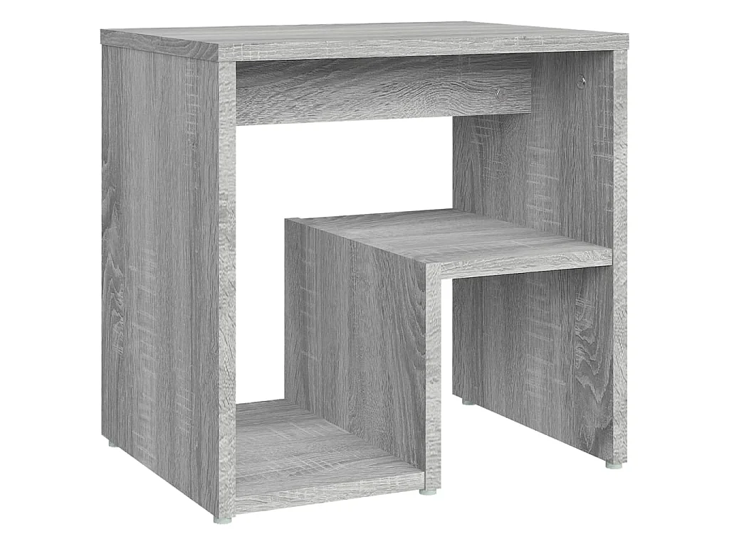 Table de chevet Sonoma gris 40x30x40 cm Bois d'ingénierie