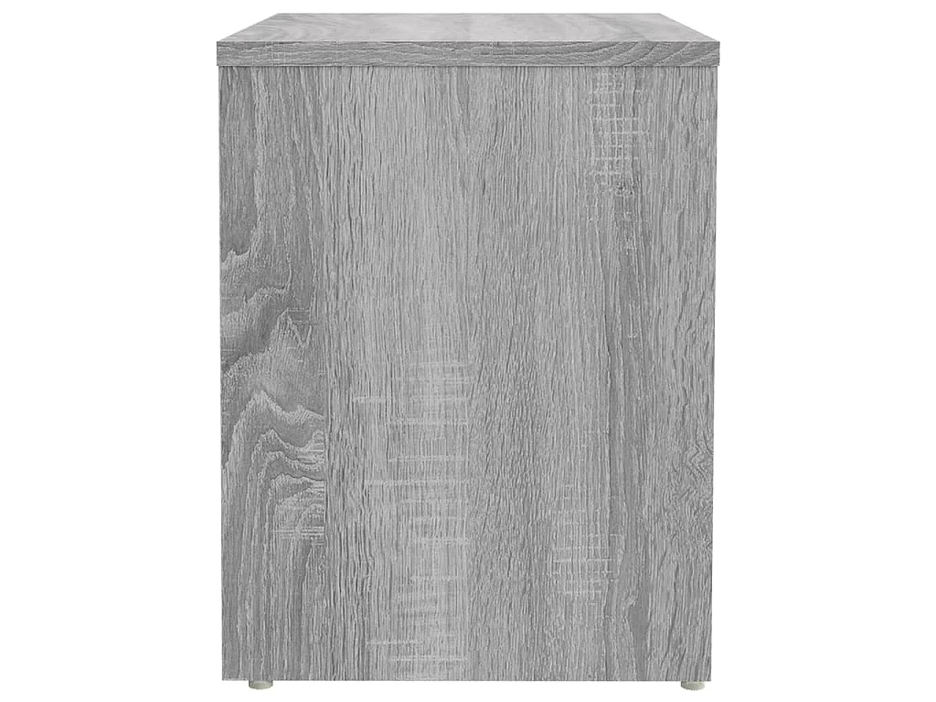 Table de chevet Sonoma gris 40x30x40 cm Bois d'ingénierie