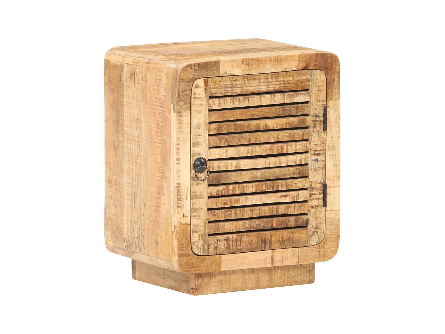 Table de chevet 40x30x50 cm Bois de manguier brut