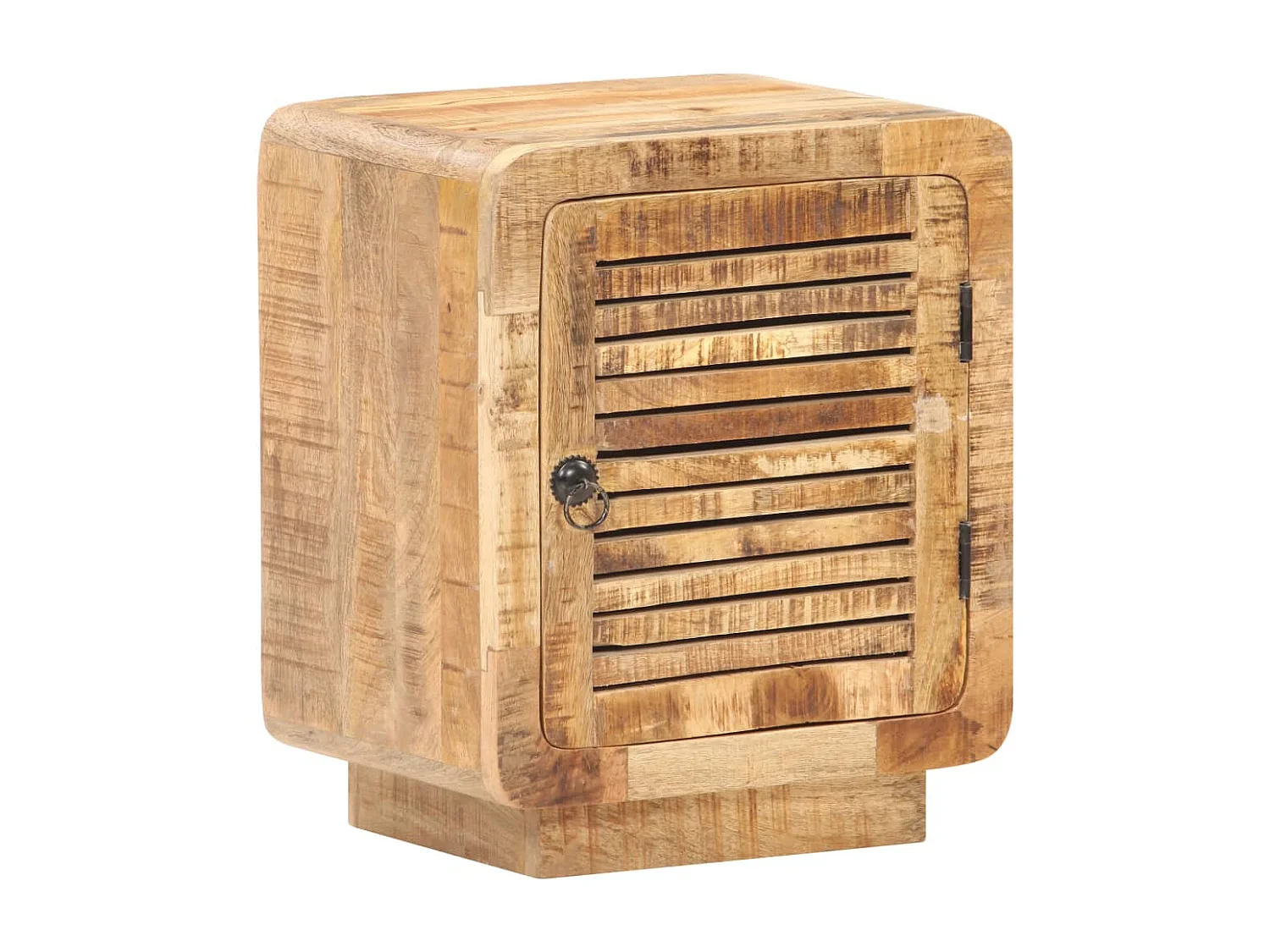 Table de chevet 40x30x50 cm Bois de manguier brut