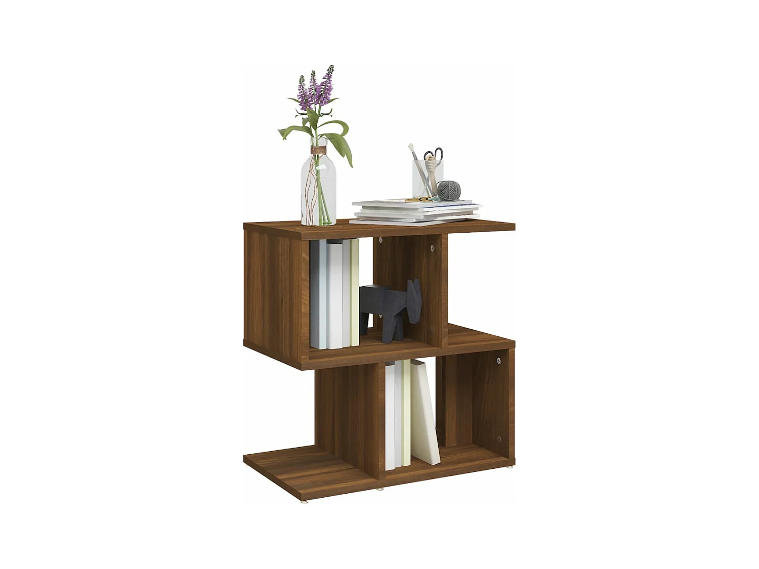 Nachttisch Braun Eichen-Optik 50x30x51,5 cm Holzwerkstoff