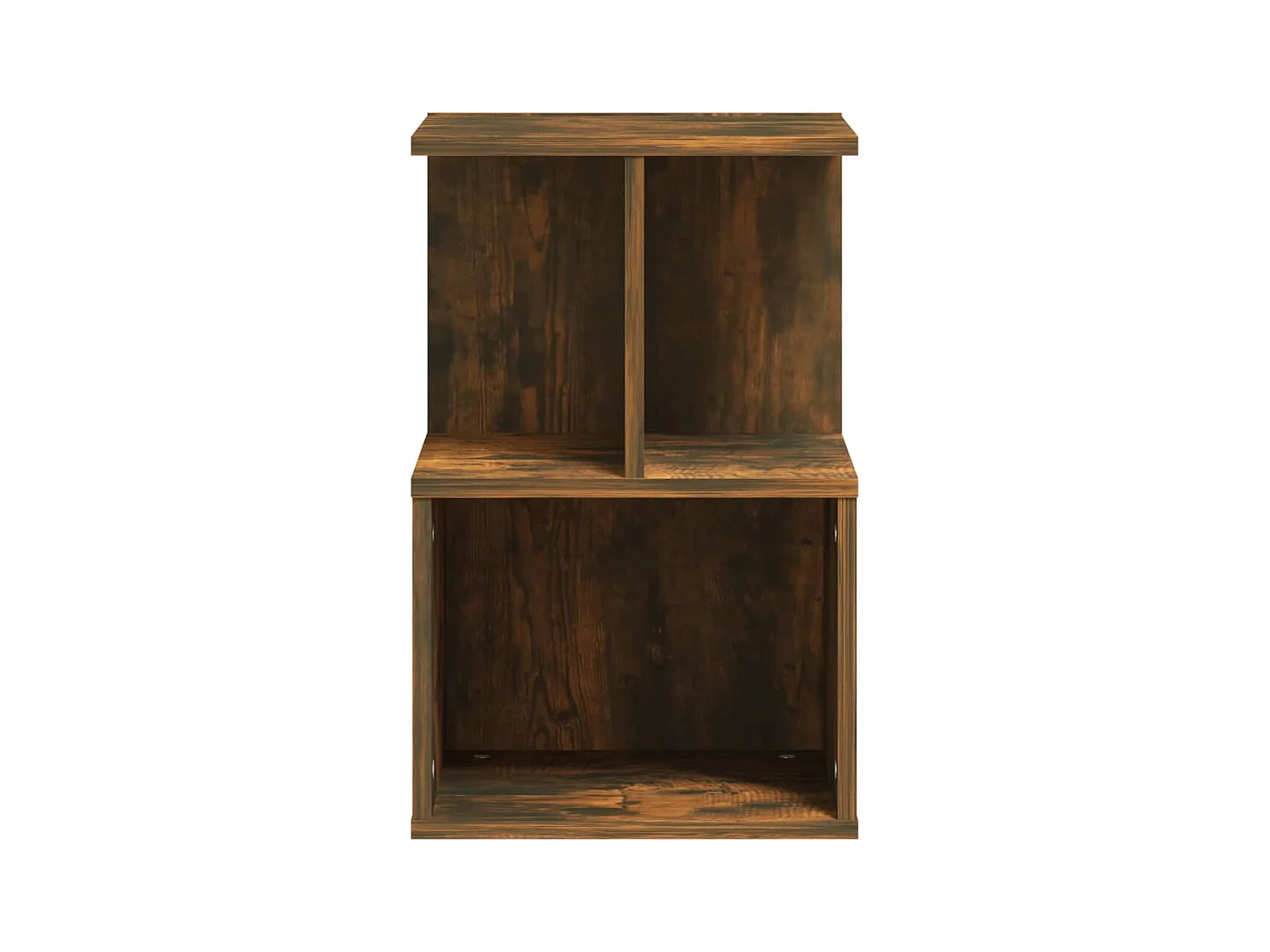 Table de chevet Chêne fumé 35x35x55 cm Bois d'ingénierie