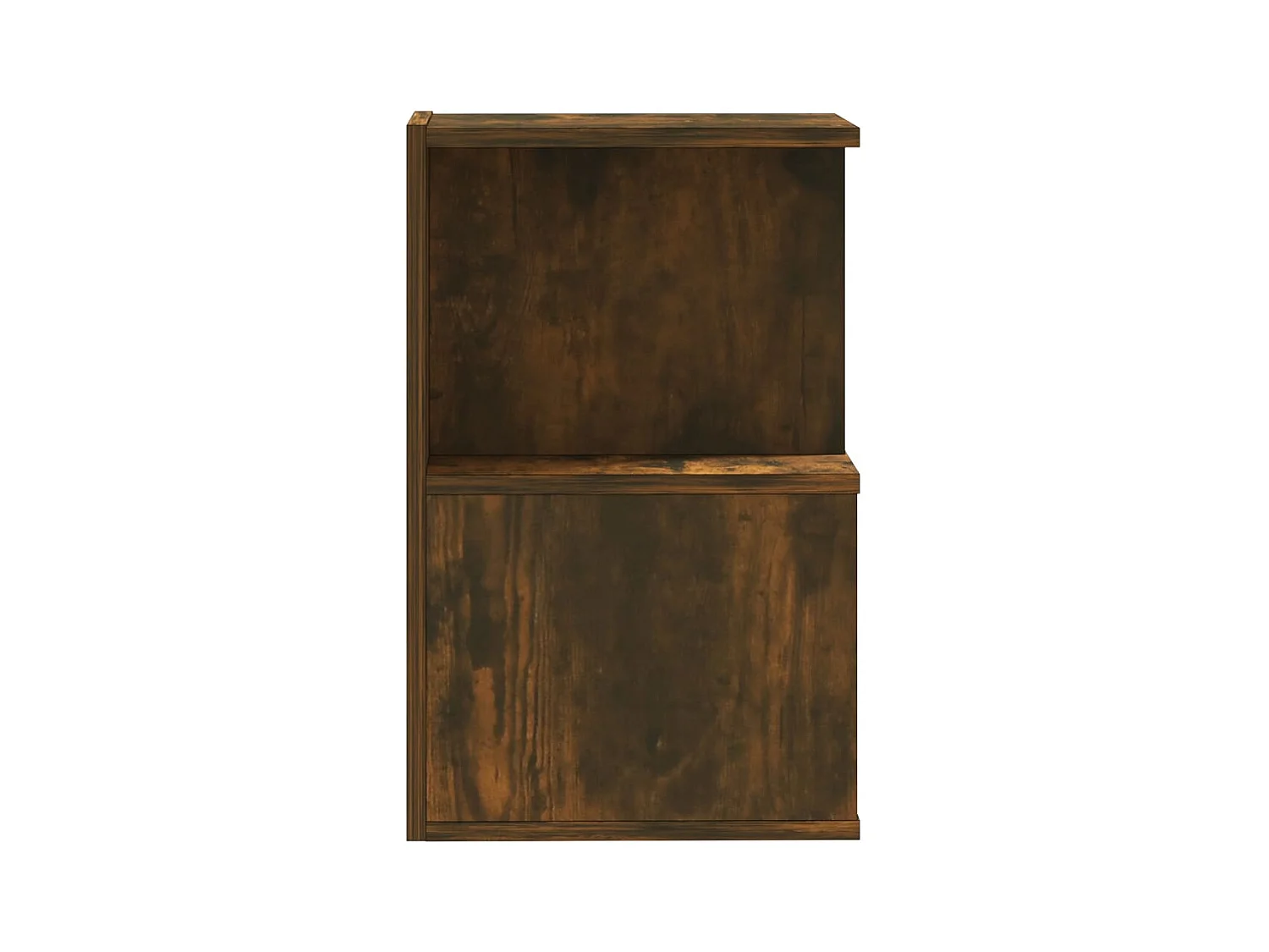 Table de chevet Chêne fumé 35x35x55 cm Bois d'ingénierie