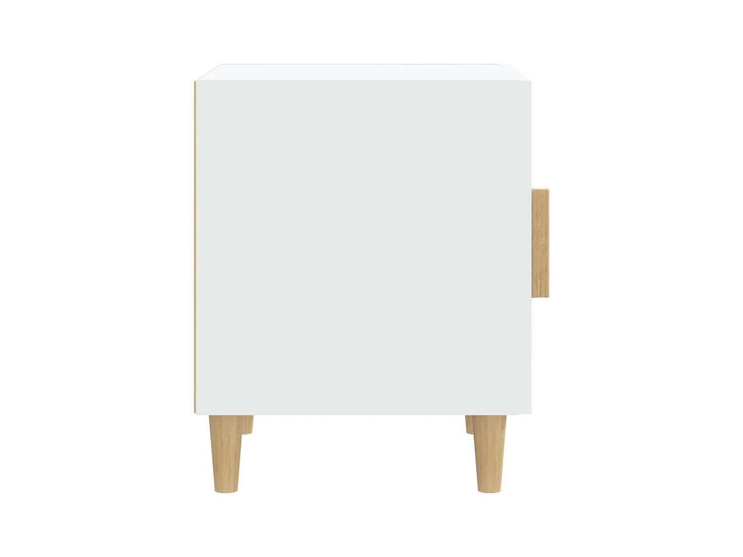 Comodino Bianco in Legno Multistrato