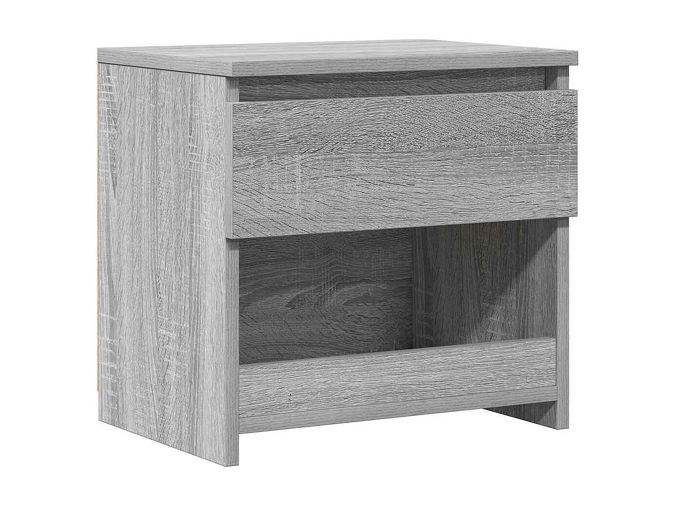 Nachttisch Grau Sonoma 40x30x39 cm Holzwerkstoff