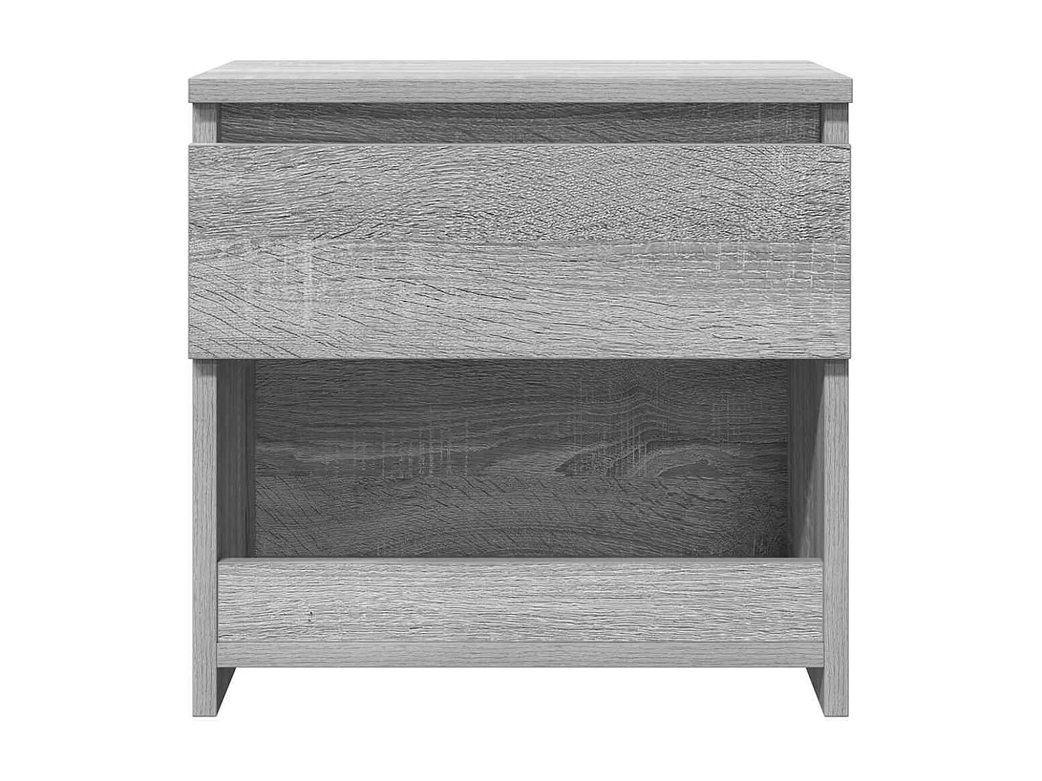 Nachttisch Grau Sonoma 40x30x39 cm Holzwerkstoff