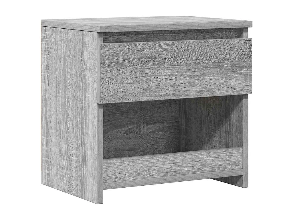 Table de chevet Sonoma gris 40x30x39 cm Bois d'ingénierie