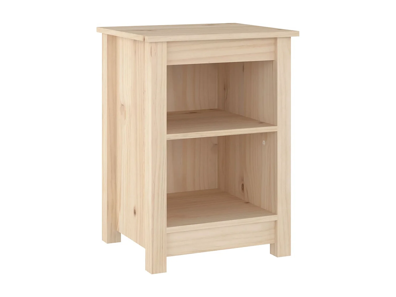 Mesa de cabeceira 40x35x55 cm madeira de pinho maciça