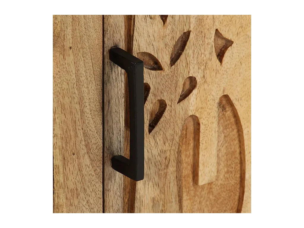 Table de chevet 40x30x50 cm Bois de manguier massif