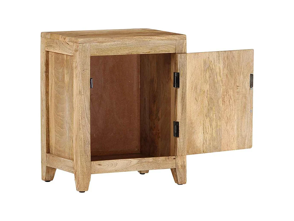 Table de chevet 40x30x50 cm Bois de manguier massif
