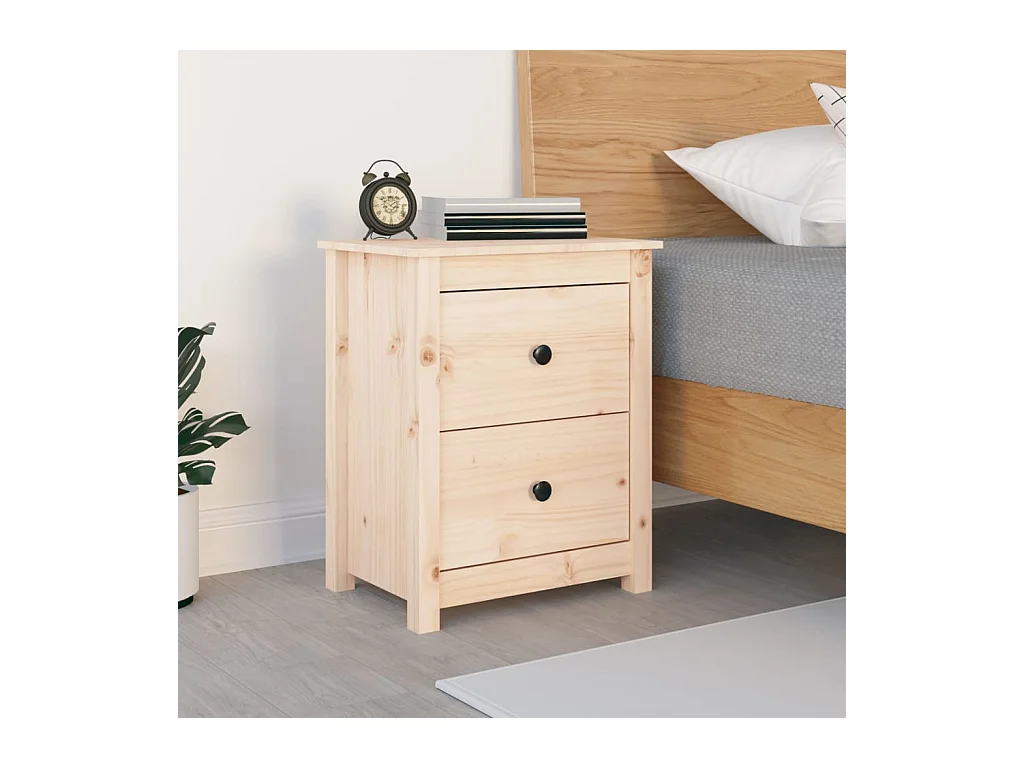 Table de chevet 50x35x61,5 cm Bois de pin massif