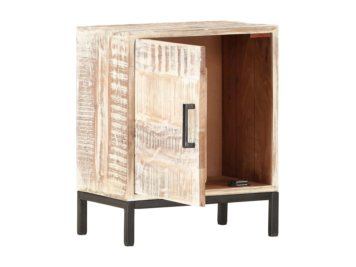 Table de chevet 40 x 30 x 50 cm Bois d'acacia massif