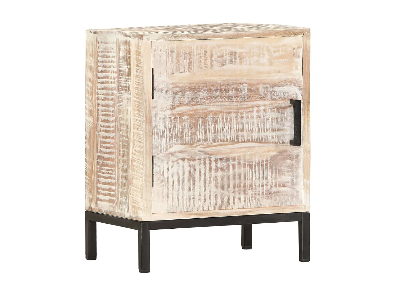 Table de chevet 40 x 30 x 50 cm Bois d'acacia massif