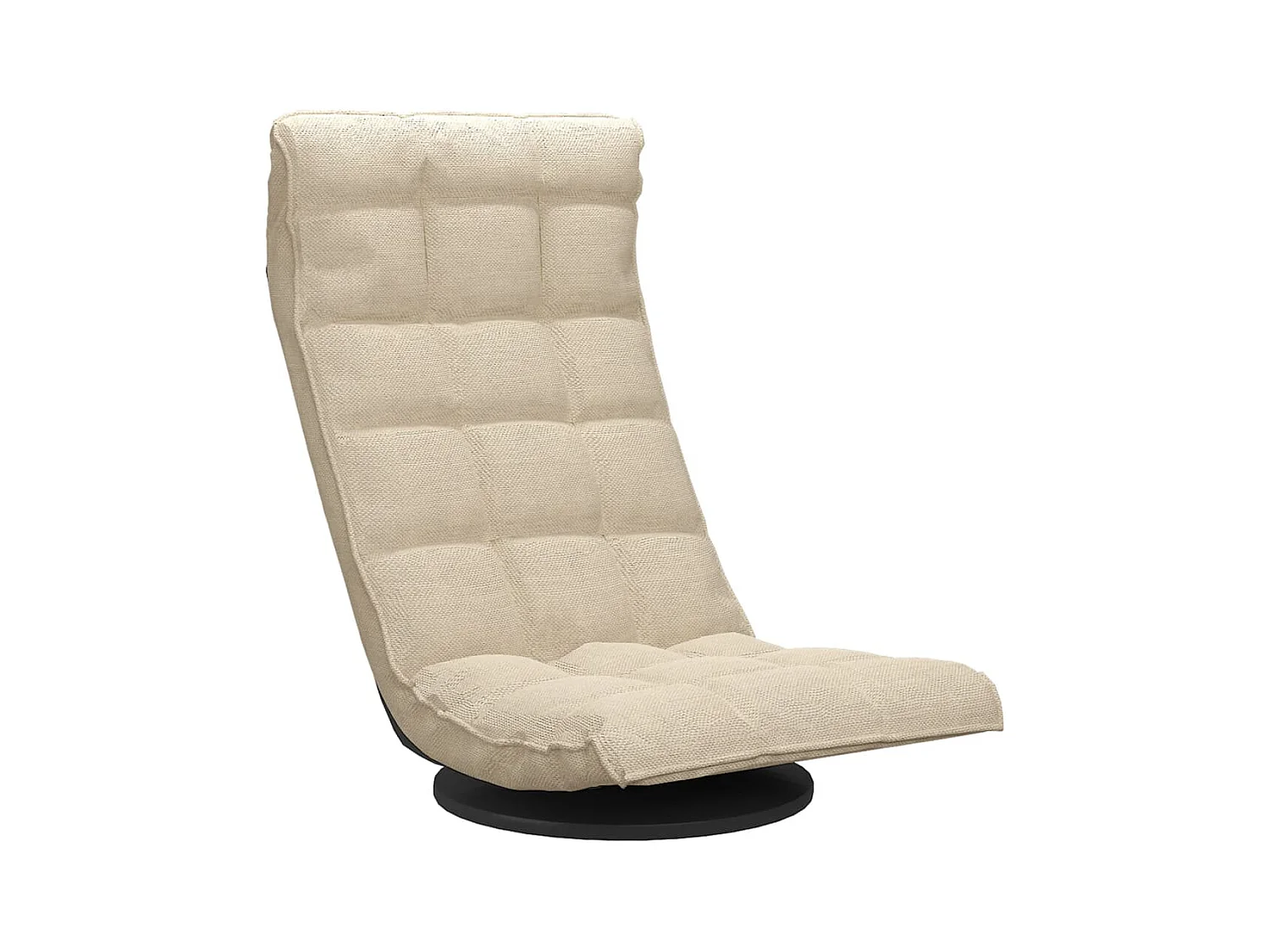 Bodenstuhl Drehbar Creme Stoff