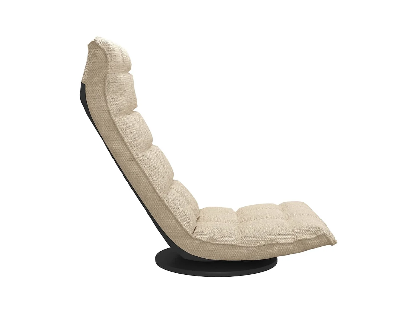 Bodenstuhl Drehbar Creme Stoff