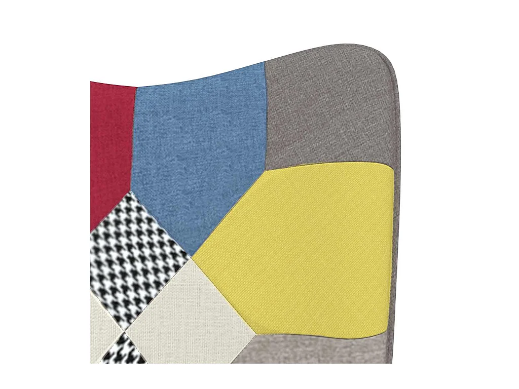 Relaxstoel patchwork stof
