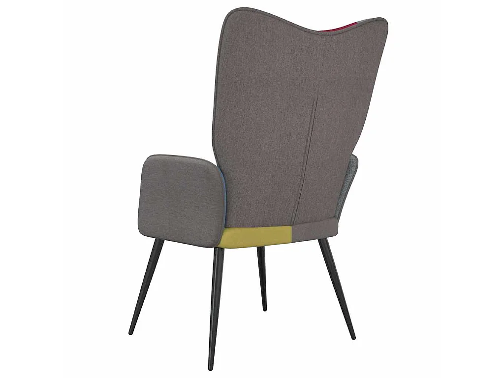 Relaxstoel patchwork stof