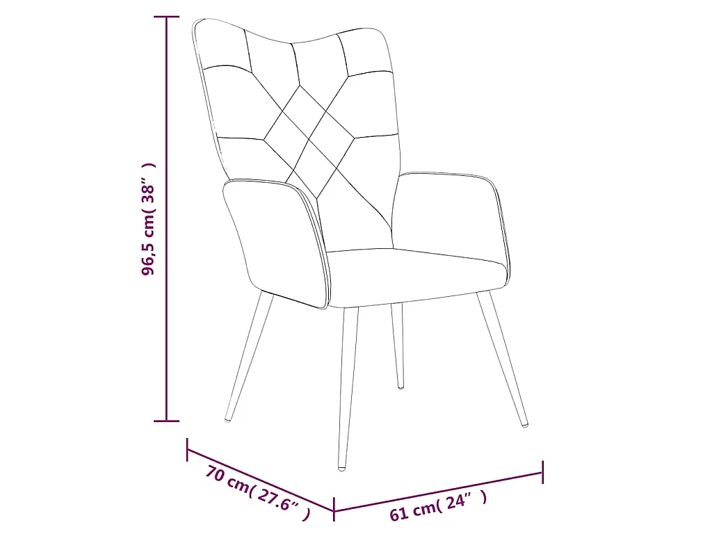 Relaxsessel Patchwork Stoff
