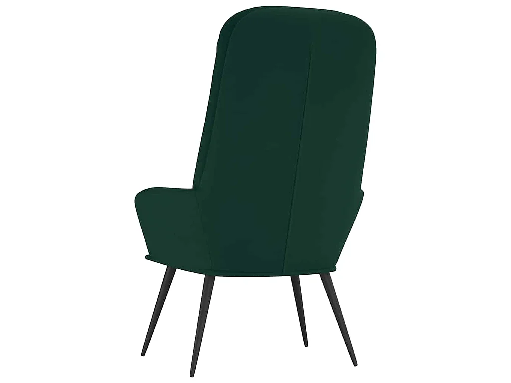 Relaxsessel Dunkelgrün Samt