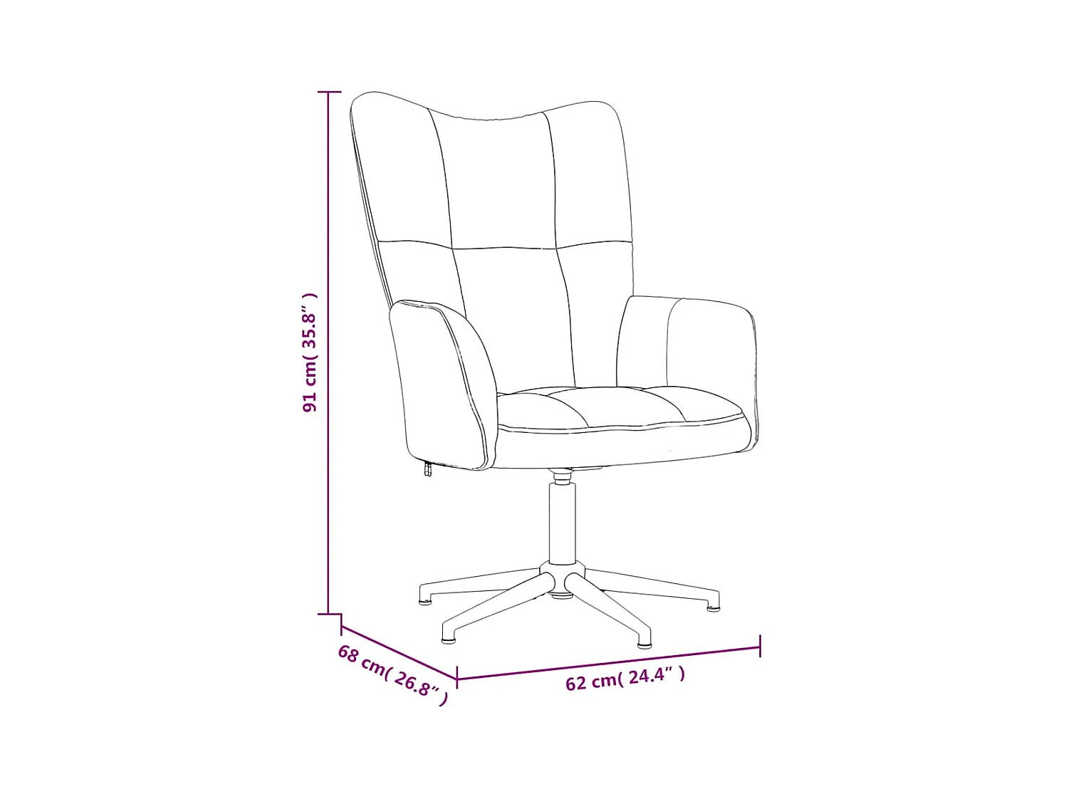 Cadeira de descanso com banco veludo cinzento-claro