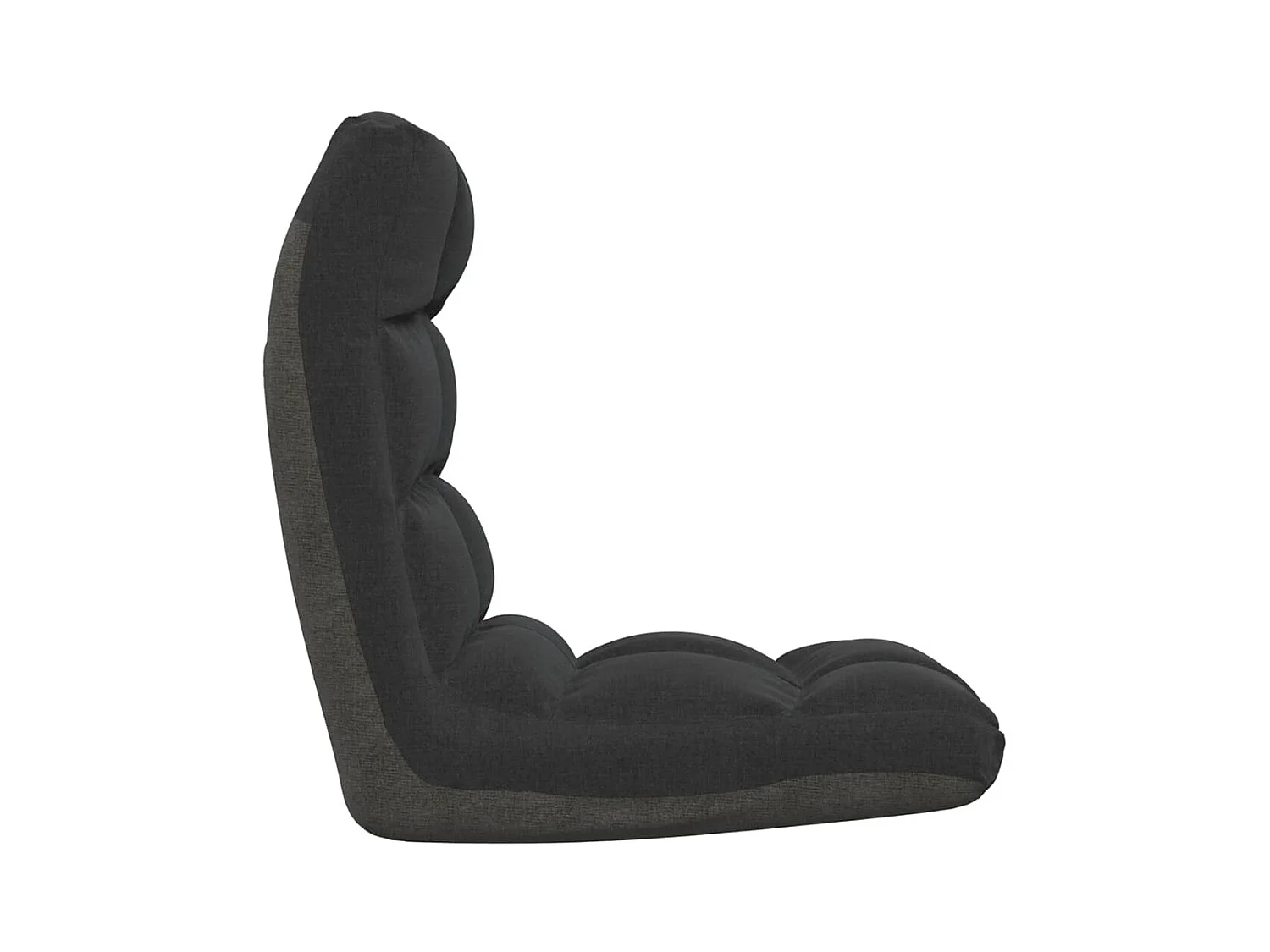 Bodenstuhl Faltbar Schwarz Stoff