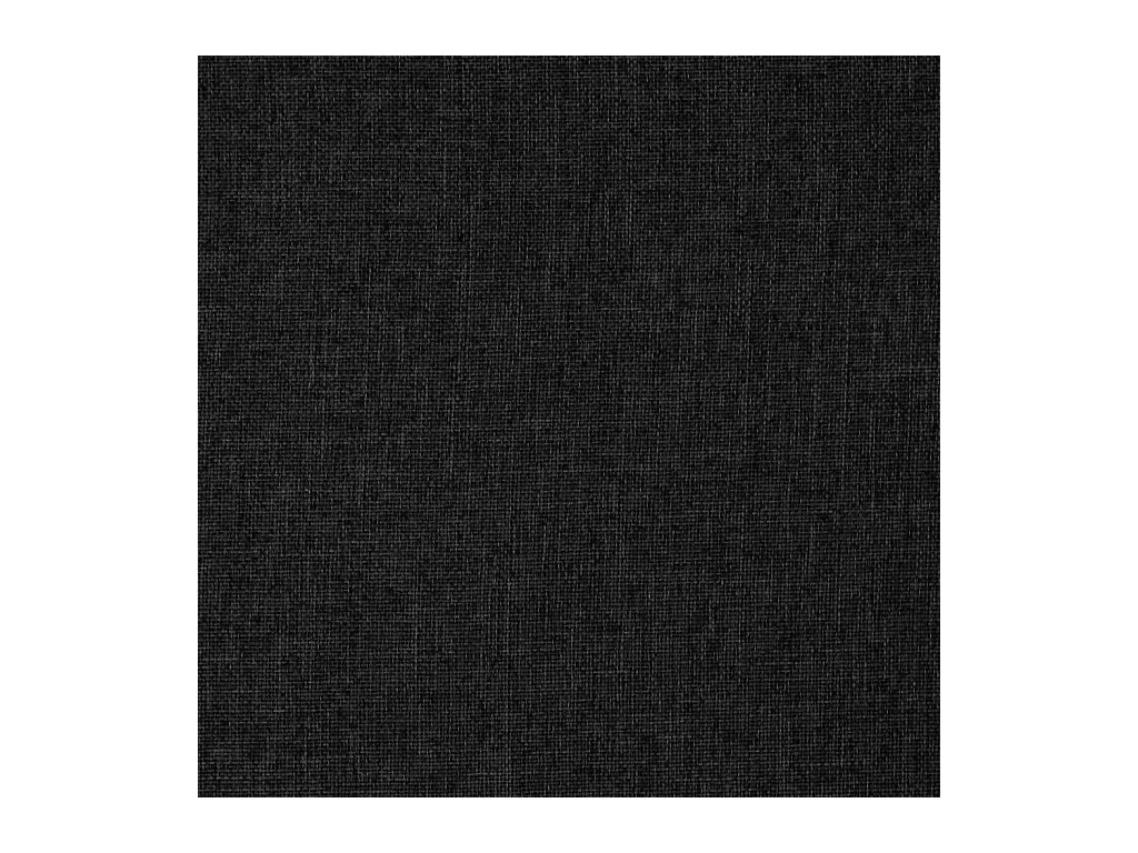 Vloerstoel inklapbaar stof zwart