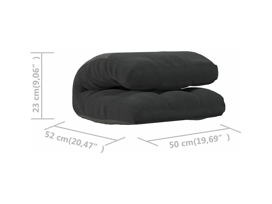 Bodenstuhl Faltbar Schwarz Stoff