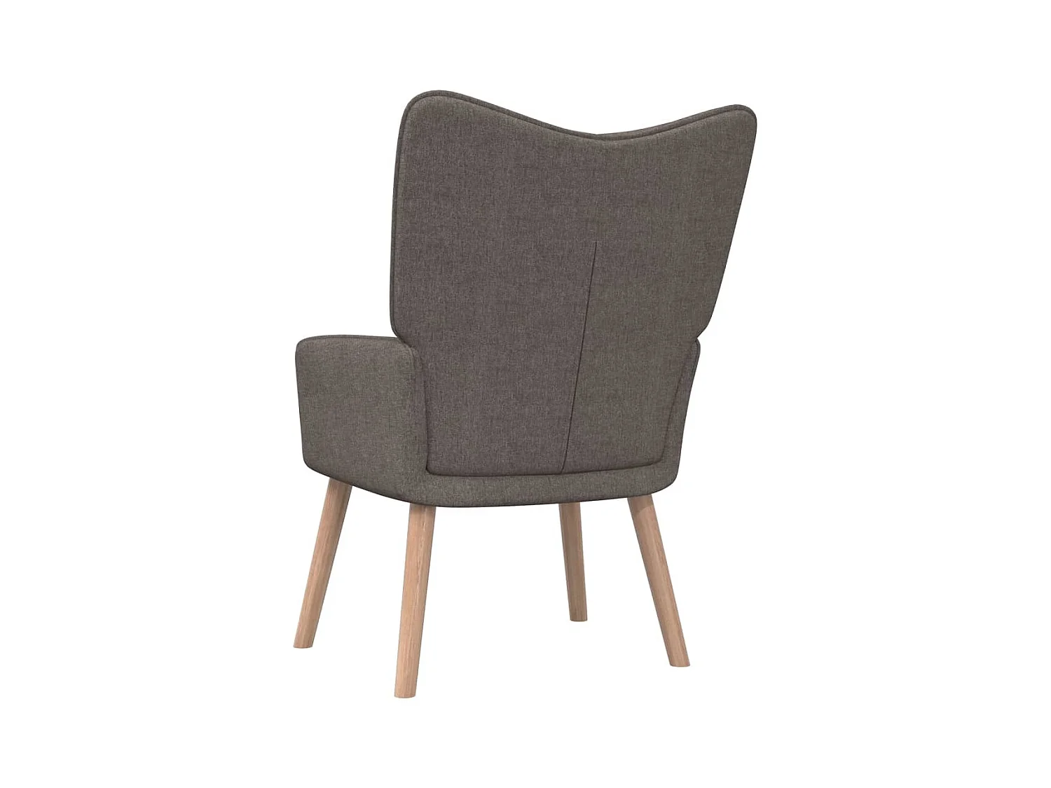 Relaxsessel mit Hocker Taupe Stoff