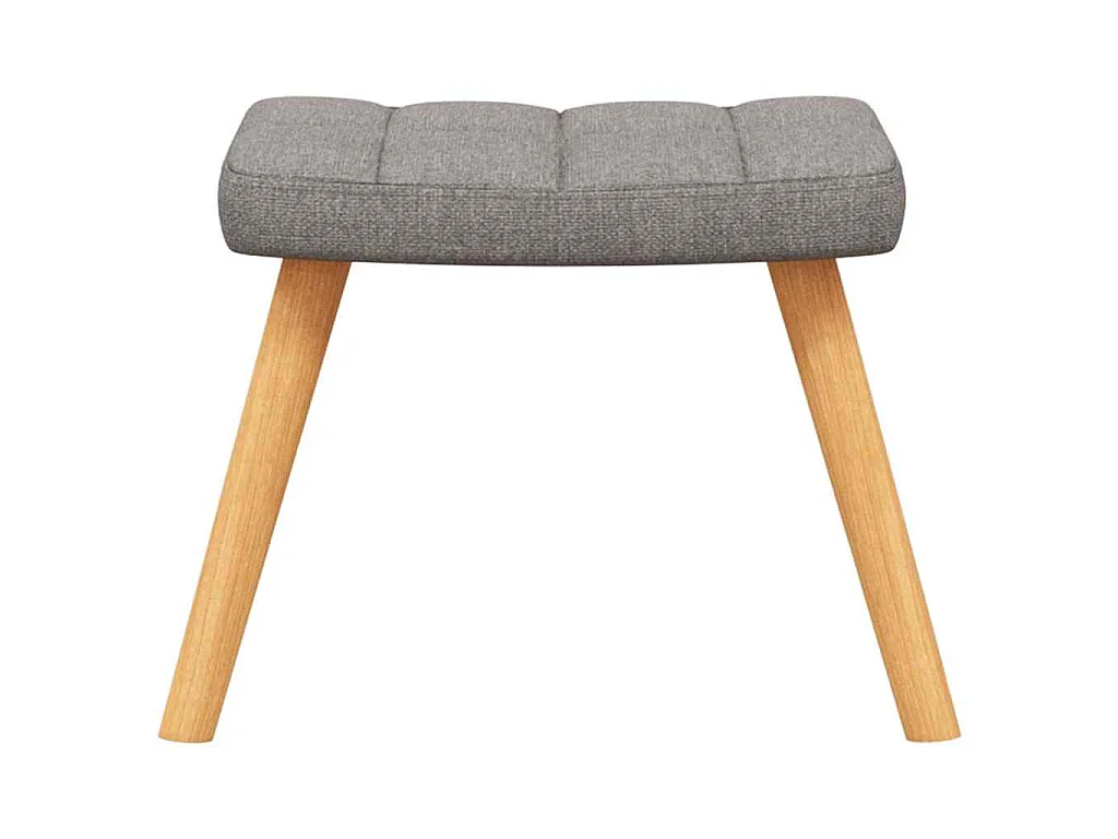 Relaxsessel mit Hocker Taupe Stoff
