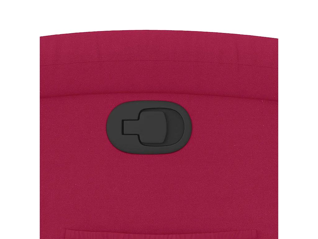 Fauteuil inclinable rouge bordeaux velours