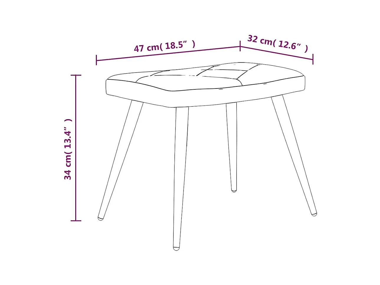 Chaise de relaxation avec tabouret Patchwork Tissu