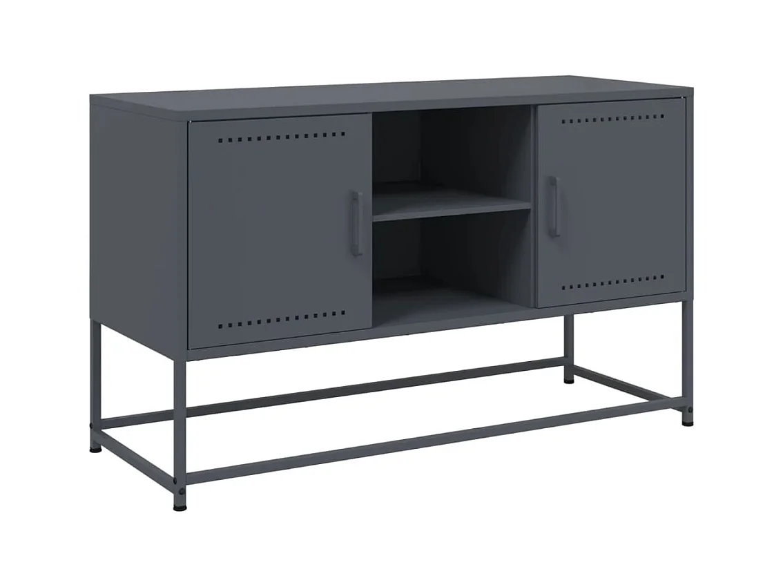 Highboard Olivgrün 36x39x123 cm Stahl