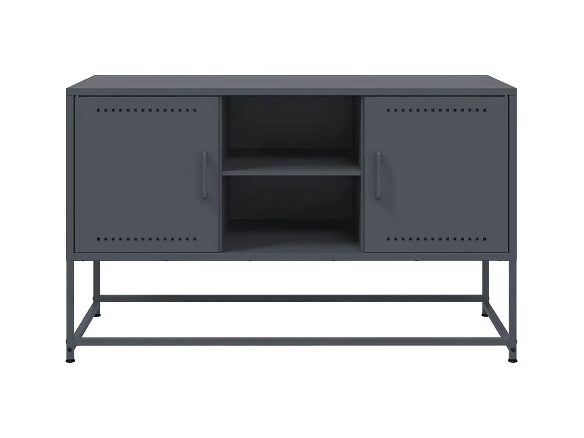 Highboard Olivgrün 36x39x123 cm Stahl