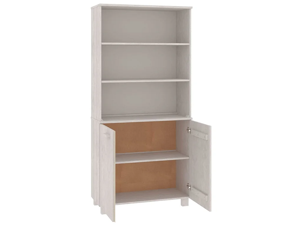 Buffet HAMAR Bois massif de pin Blanc