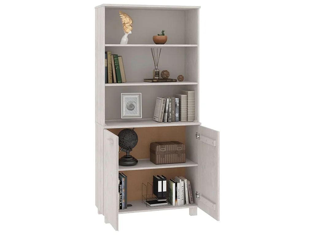Buffet HAMAR Bois massif de pin Blanc
