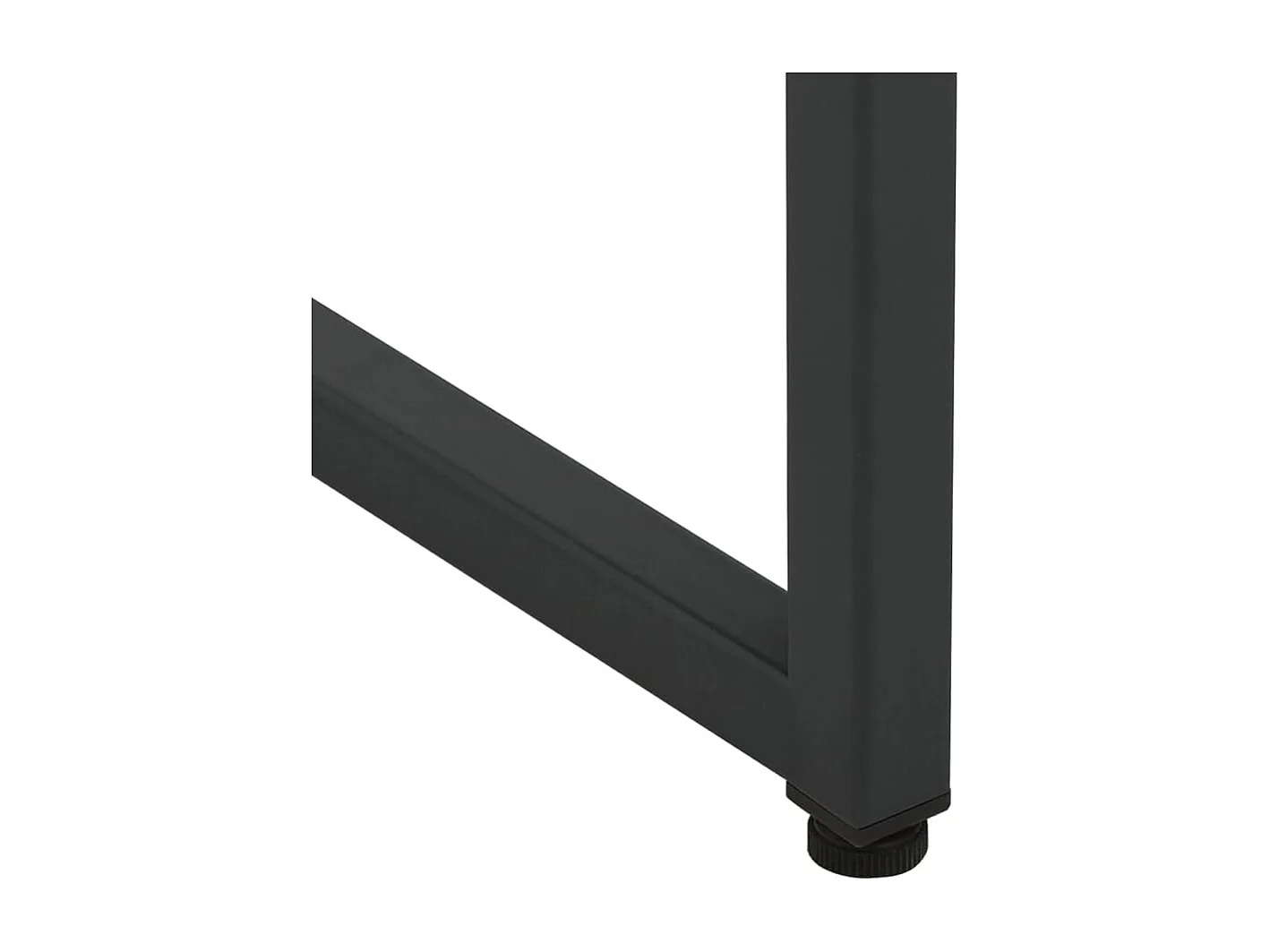 Credenza Nera 75x35x75 cm in Acciaio